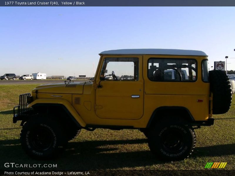 Yellow / Black 1977 Toyota Land Cruiser FJ40