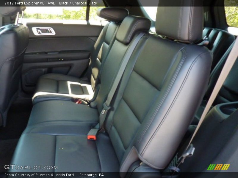  2012 Explorer XLT 4WD Charcoal Black Interior