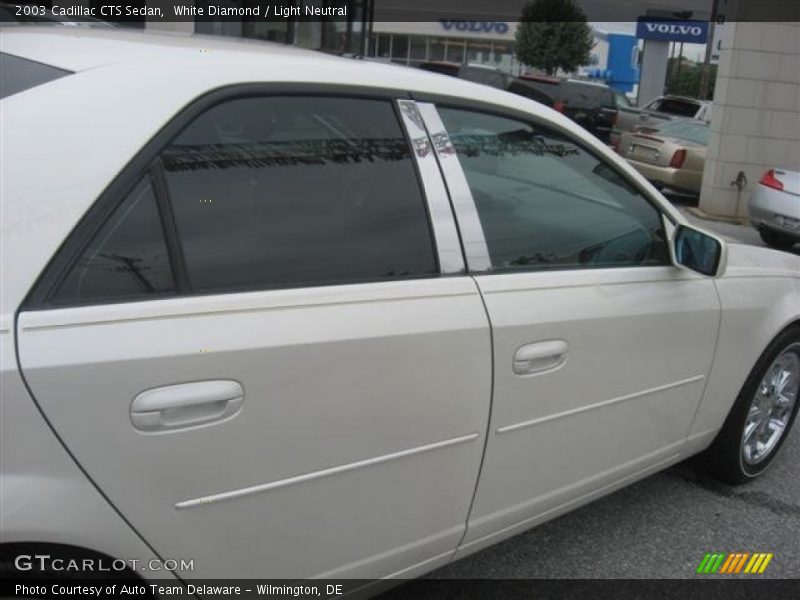 White Diamond / Light Neutral 2003 Cadillac CTS Sedan