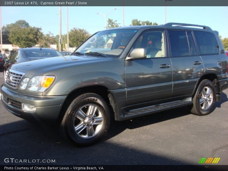 Cypress Green Pearl / Stone 2007 Lexus LX 470