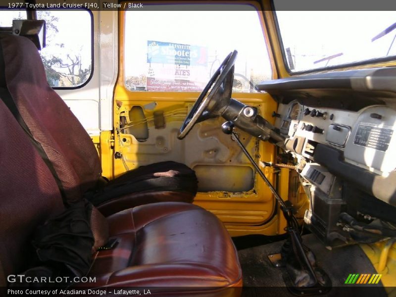 Yellow / Black 1977 Toyota Land Cruiser FJ40