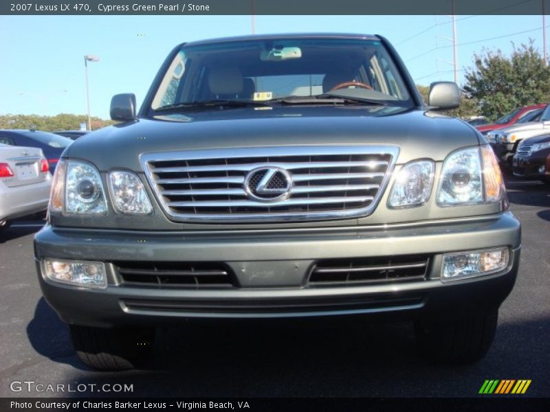 Cypress Green Pearl / Stone 2007 Lexus LX 470