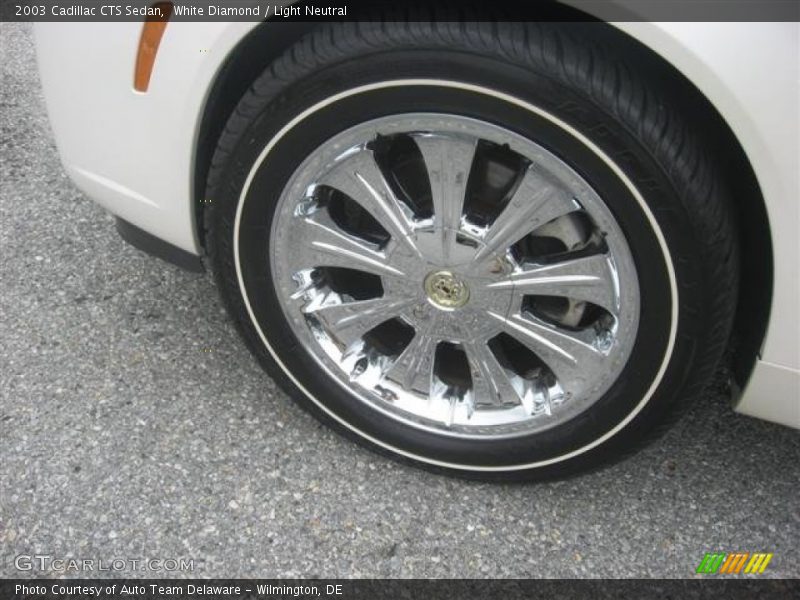 White Diamond / Light Neutral 2003 Cadillac CTS Sedan