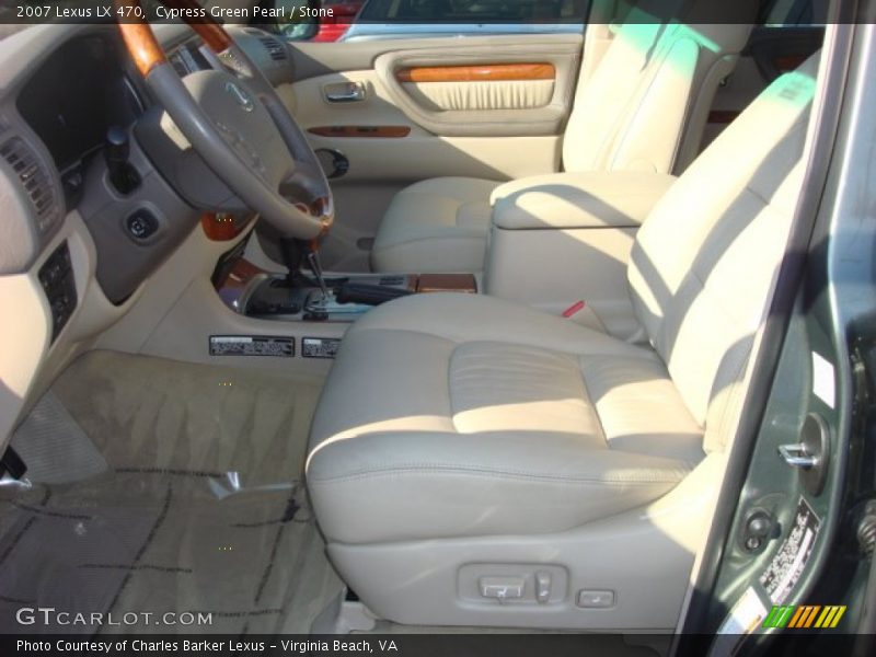 Cypress Green Pearl / Stone 2007 Lexus LX 470