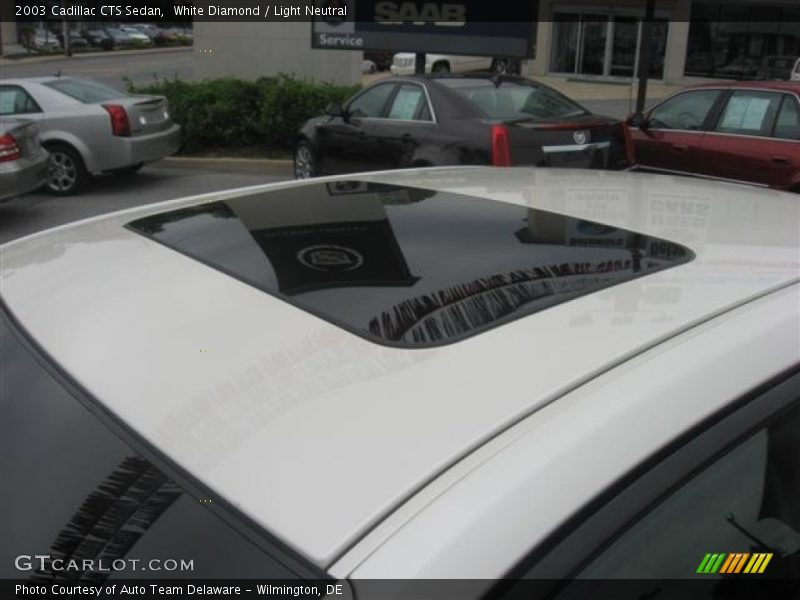 White Diamond / Light Neutral 2003 Cadillac CTS Sedan