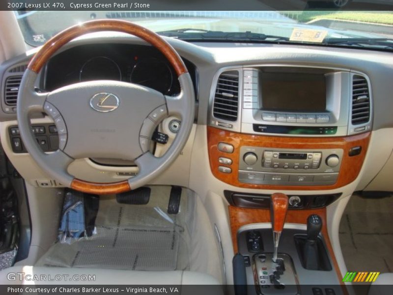 Cypress Green Pearl / Stone 2007 Lexus LX 470
