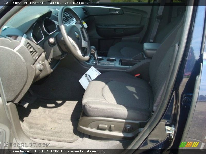 Dark Blue Metallic / Ebony/Ebony 2011 Chevrolet Traverse LT