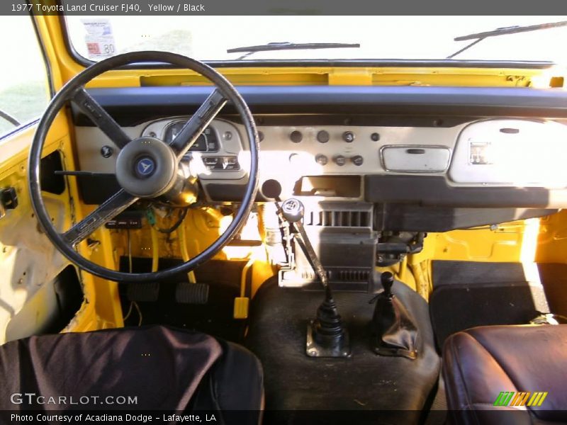 Yellow / Black 1977 Toyota Land Cruiser FJ40