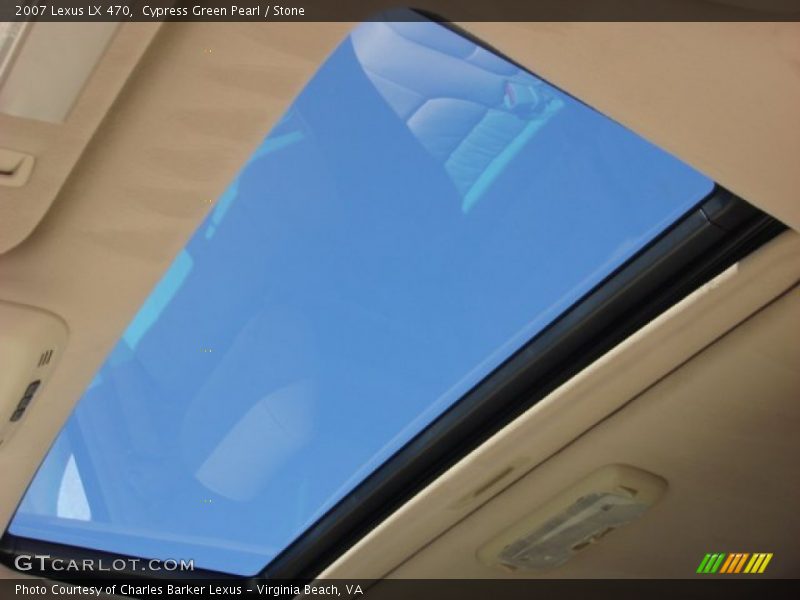Cypress Green Pearl / Stone 2007 Lexus LX 470
