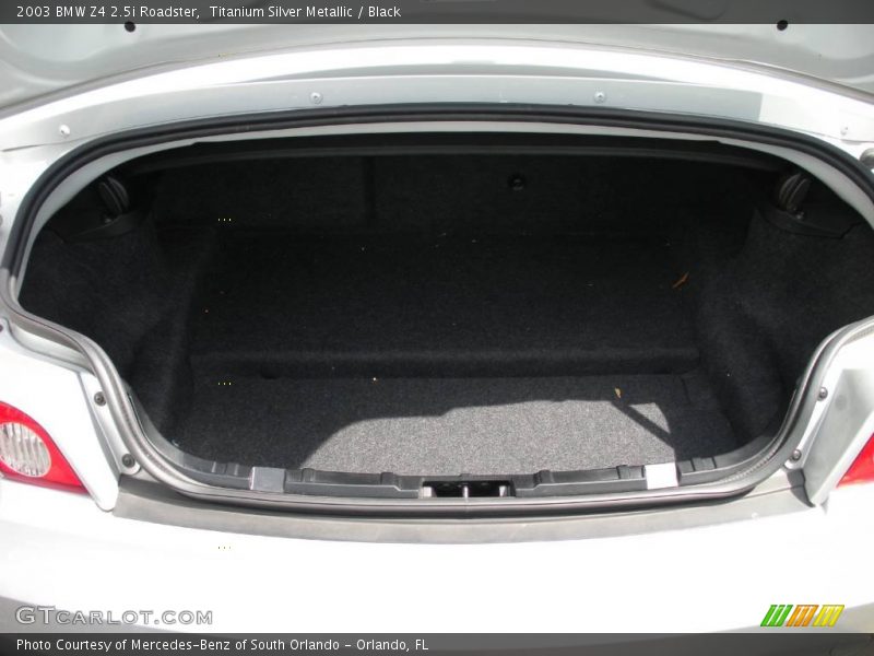 Titanium Silver Metallic / Black 2003 BMW Z4 2.5i Roadster