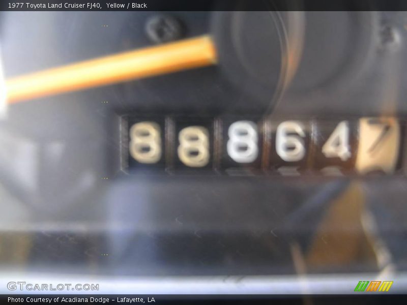 Yellow / Black 1977 Toyota Land Cruiser FJ40