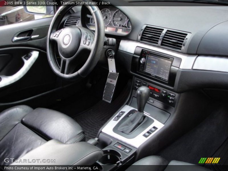 Titanium Silver Metallic / Black 2005 BMW 3 Series 330i Coupe