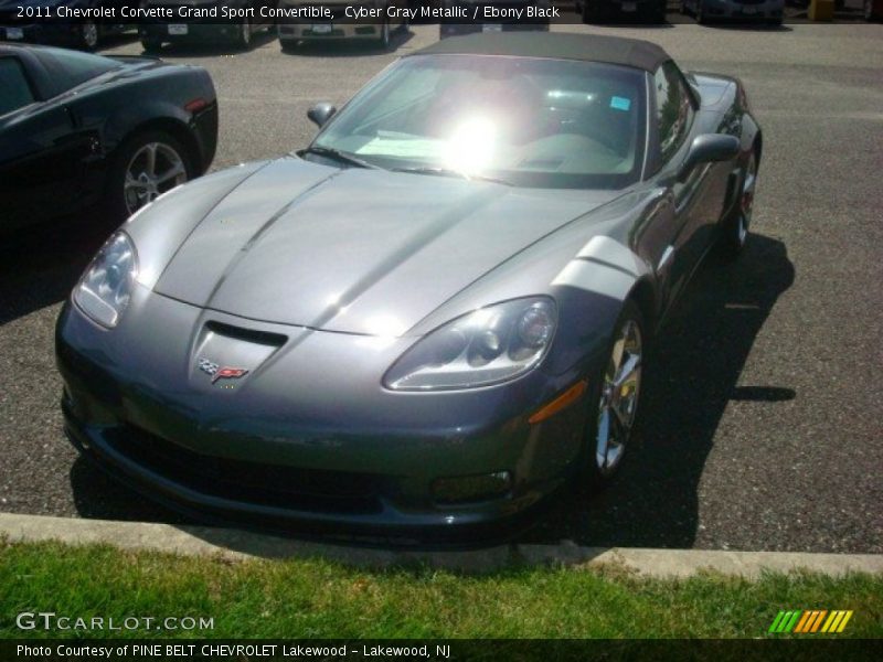 Front 3/4 View of 2011 Corvette Grand Sport Convertible