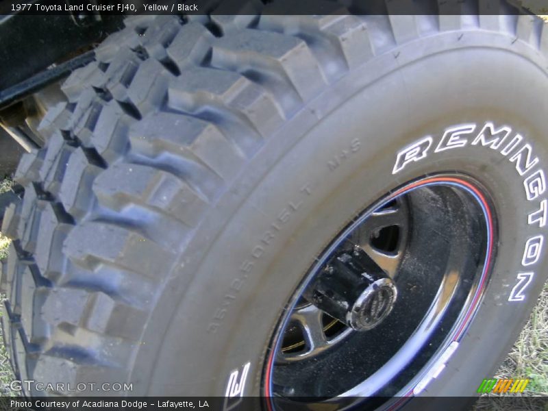 Yellow / Black 1977 Toyota Land Cruiser FJ40