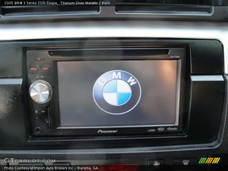 Titanium Silver Metallic / Black 2005 BMW 3 Series 330i Coupe