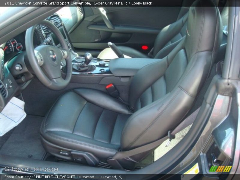  2011 Corvette Grand Sport Convertible Ebony Black Interior