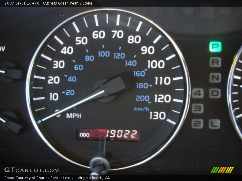 Cypress Green Pearl / Stone 2007 Lexus LX 470