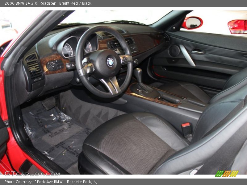 Bright Red / Black 2006 BMW Z4 3.0i Roadster