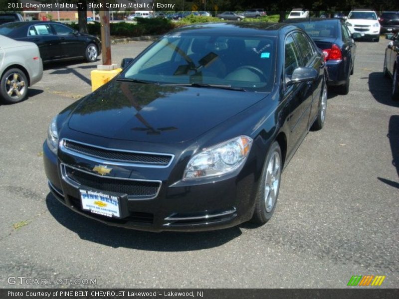 Black Granite Metallic / Ebony 2011 Chevrolet Malibu LT