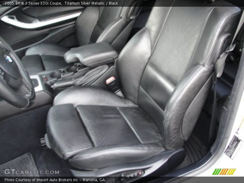  2005 3 Series 330i Coupe Black Interior