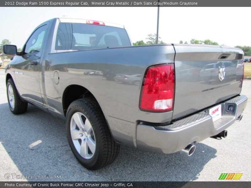 Mineral Gray Metallic / Dark Slate Gray/Medium Graystone 2012 Dodge Ram 1500 Express Regular Cab