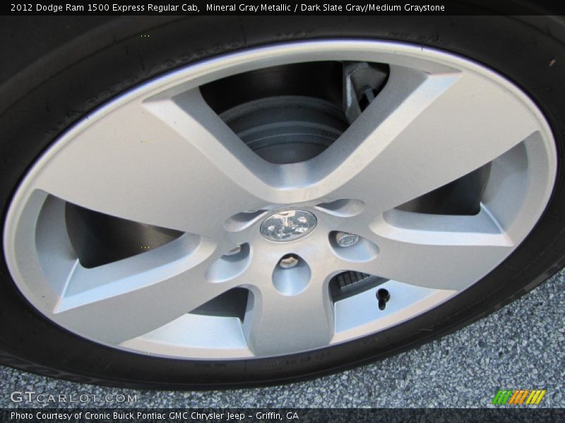 Mineral Gray Metallic / Dark Slate Gray/Medium Graystone 2012 Dodge Ram 1500 Express Regular Cab