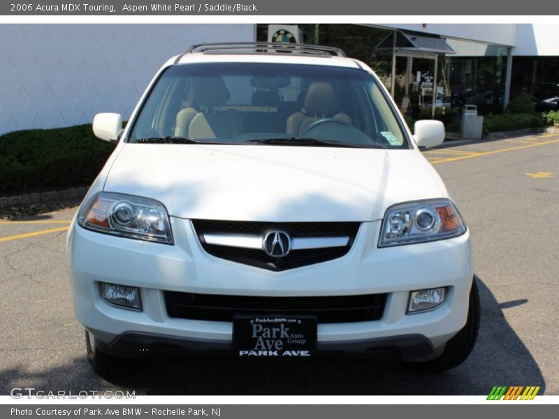 Aspen White Pearl / Saddle/Black 2006 Acura MDX Touring