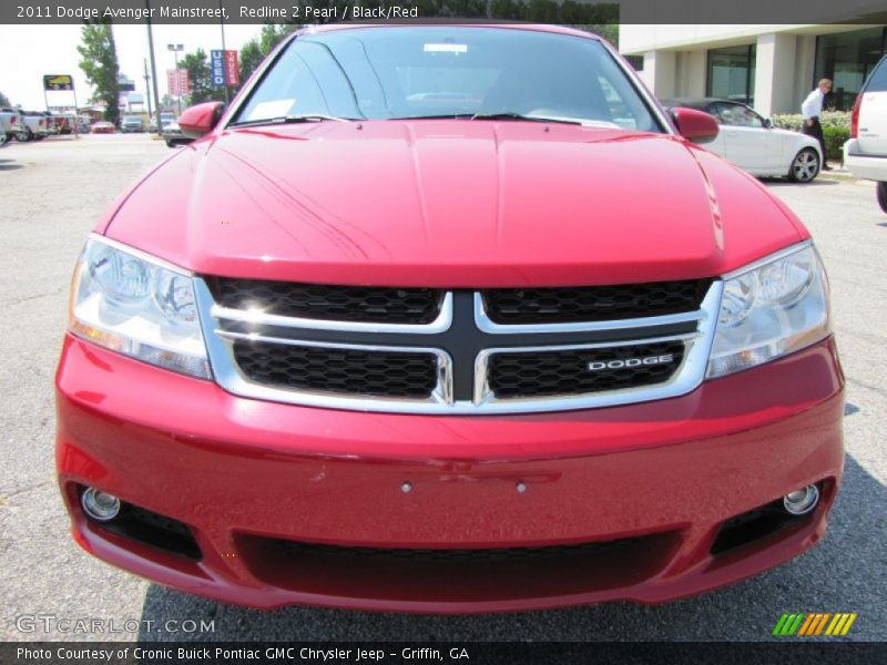 Redline 2 Pearl / Black/Red 2011 Dodge Avenger Mainstreet