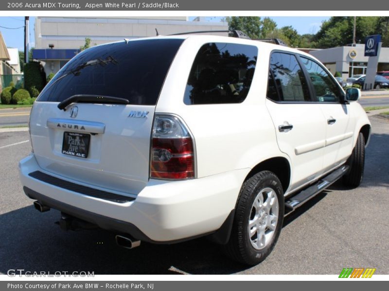 Aspen White Pearl / Saddle/Black 2006 Acura MDX Touring