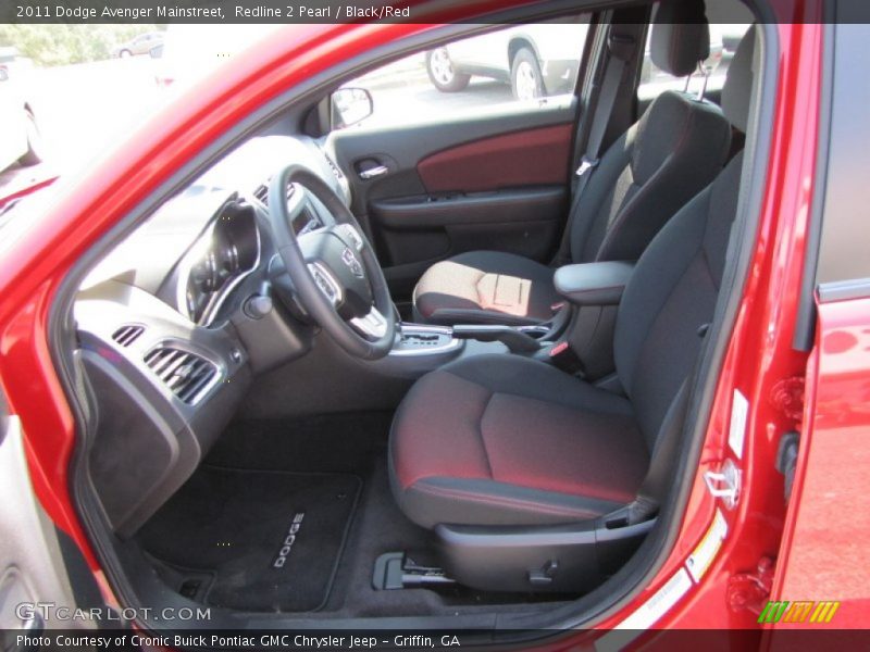 Redline 2 Pearl / Black/Red 2011 Dodge Avenger Mainstreet