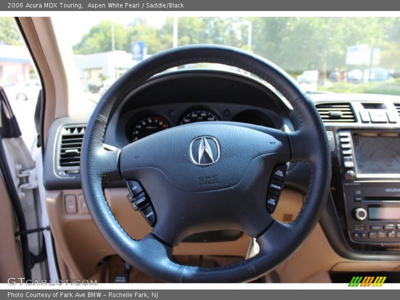 Aspen White Pearl / Saddle/Black 2006 Acura MDX Touring