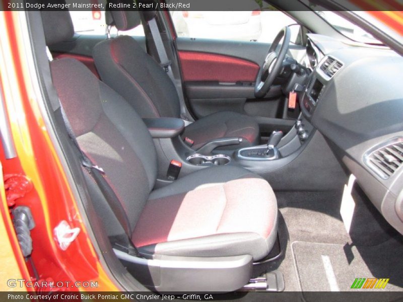 Redline 2 Pearl / Black/Red 2011 Dodge Avenger Mainstreet