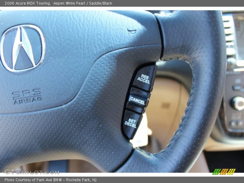 Aspen White Pearl / Saddle/Black 2006 Acura MDX Touring