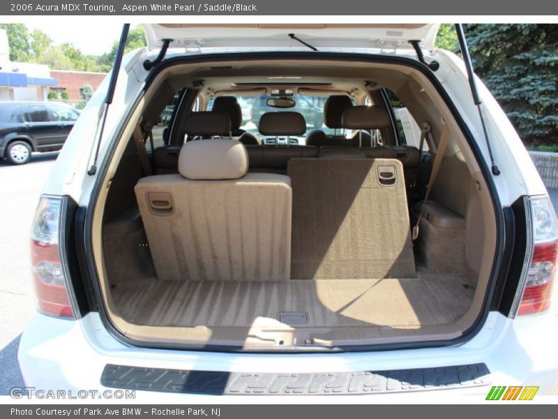 Aspen White Pearl / Saddle/Black 2006 Acura MDX Touring