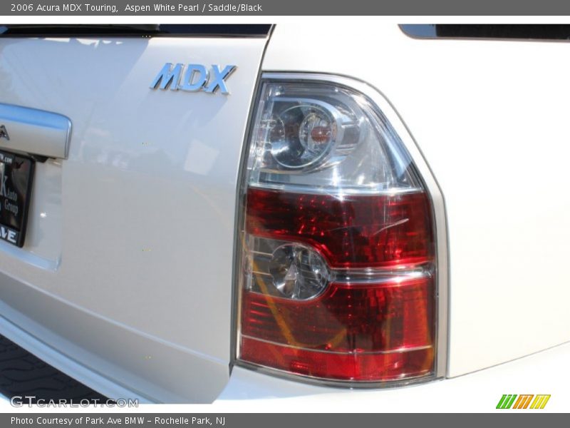 Aspen White Pearl / Saddle/Black 2006 Acura MDX Touring