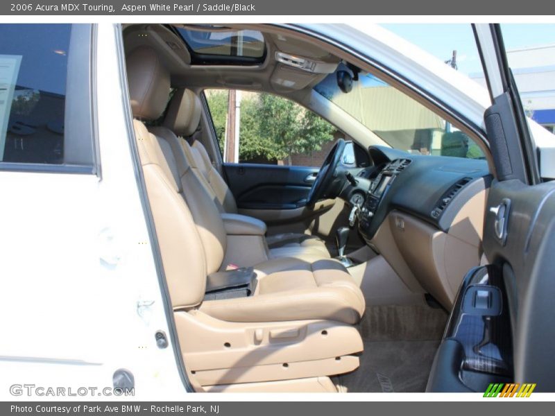Aspen White Pearl / Saddle/Black 2006 Acura MDX Touring