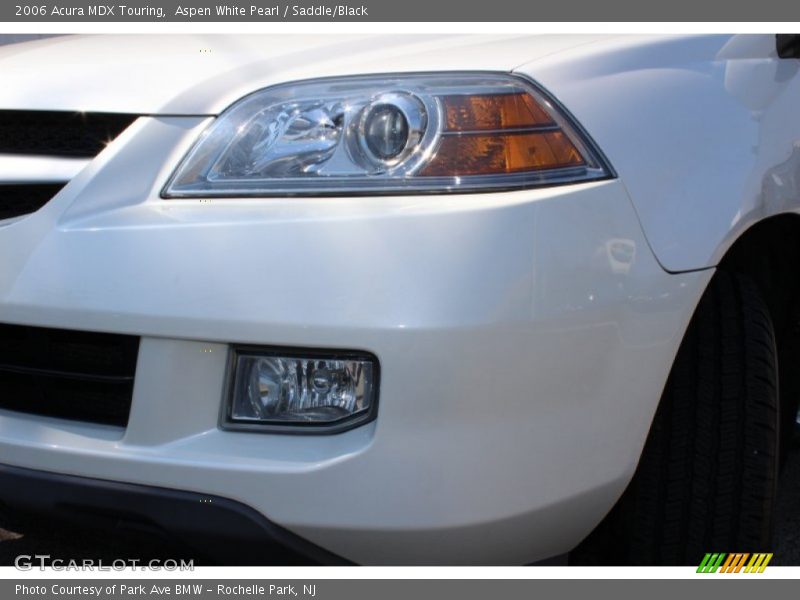 Aspen White Pearl / Saddle/Black 2006 Acura MDX Touring
