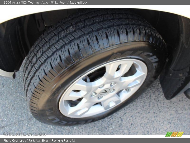 Aspen White Pearl / Saddle/Black 2006 Acura MDX Touring