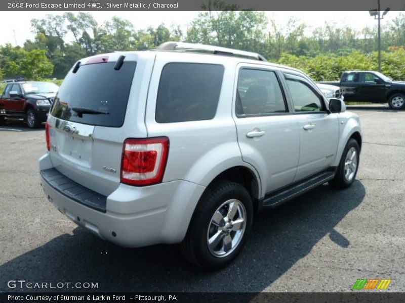 Silver Metallic / Charcoal 2008 Ford Escape Limited 4WD