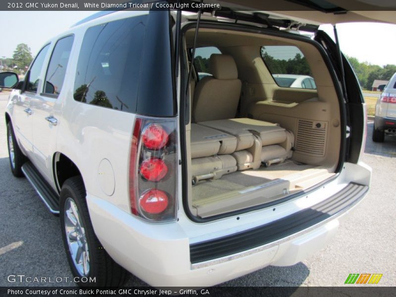 White Diamond Tricoat / Cocoa/Light Cashmere 2012 GMC Yukon Denali