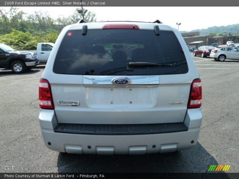 Silver Metallic / Charcoal 2008 Ford Escape Limited 4WD