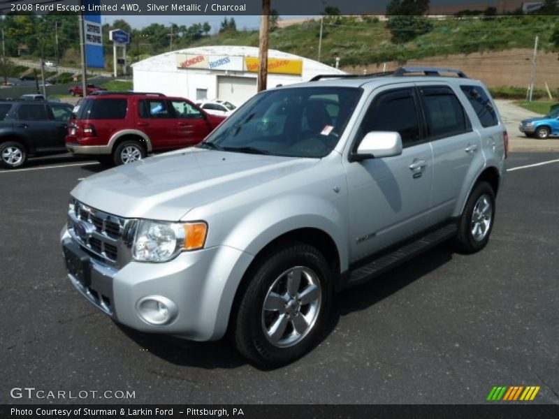 Silver Metallic / Charcoal 2008 Ford Escape Limited 4WD