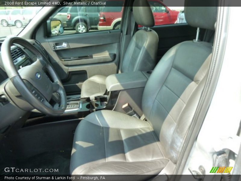 Silver Metallic / Charcoal 2008 Ford Escape Limited 4WD