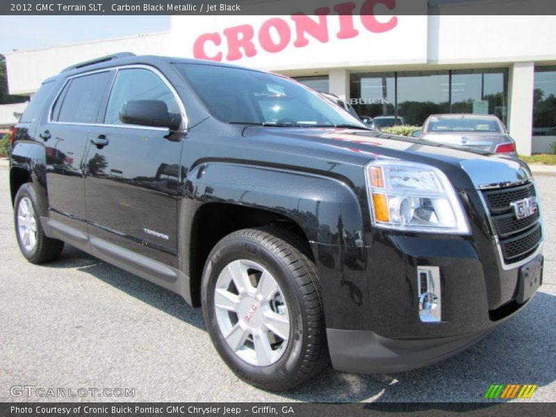 Carbon Black Metallic / Jet Black 2012 GMC Terrain SLT