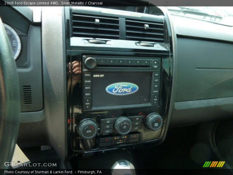 Silver Metallic / Charcoal 2008 Ford Escape Limited 4WD