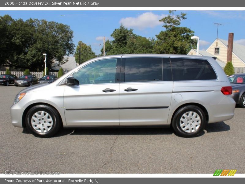 Silver Pearl Metallic / Gray 2008 Honda Odyssey LX
