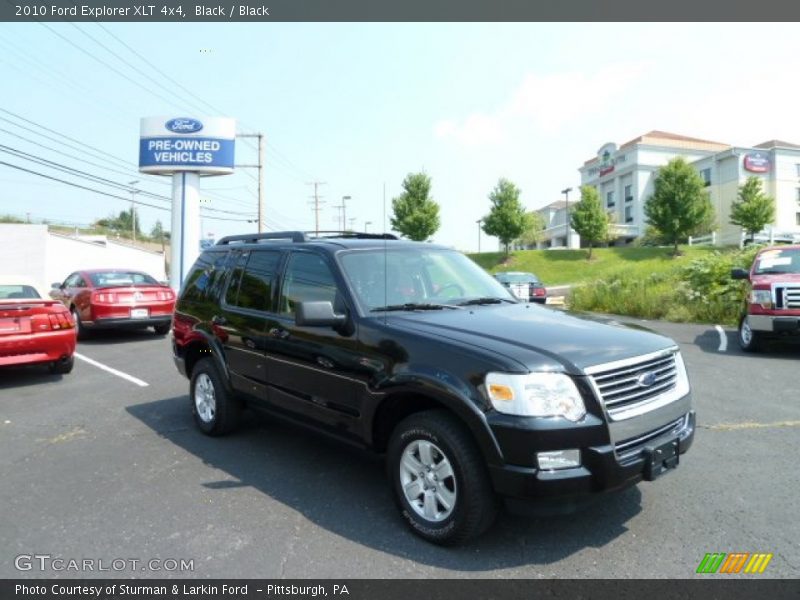 Black / Black 2010 Ford Explorer XLT 4x4