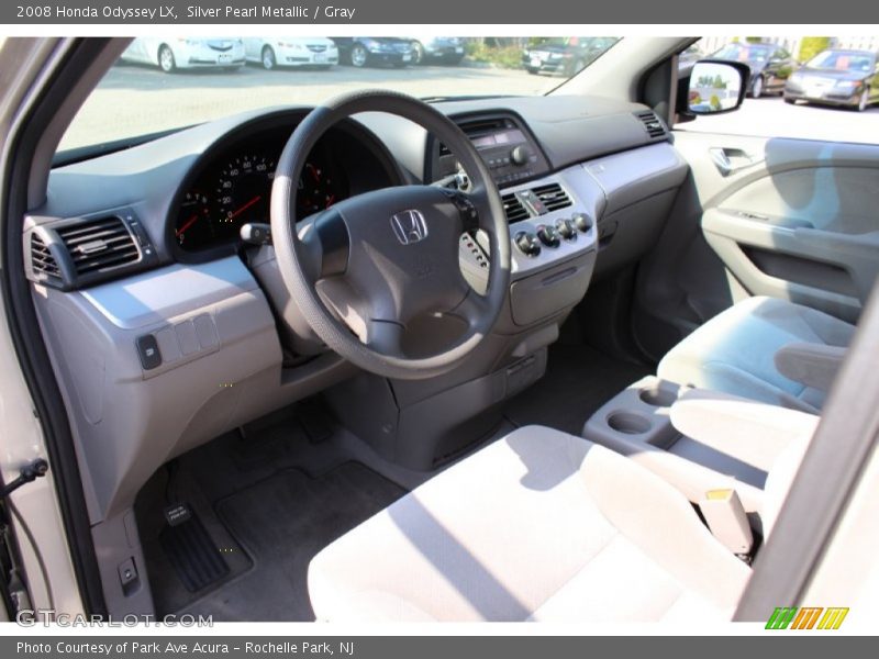 Silver Pearl Metallic / Gray 2008 Honda Odyssey LX