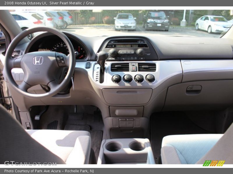Silver Pearl Metallic / Gray 2008 Honda Odyssey LX