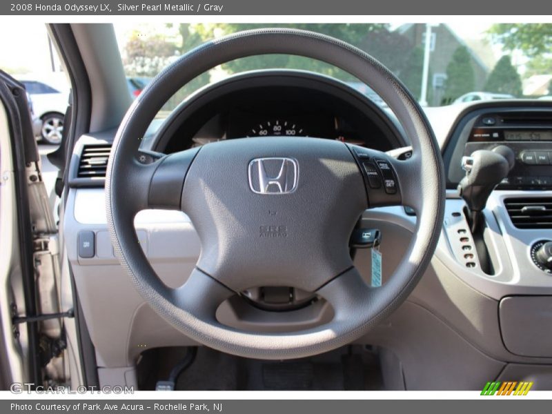 Silver Pearl Metallic / Gray 2008 Honda Odyssey LX